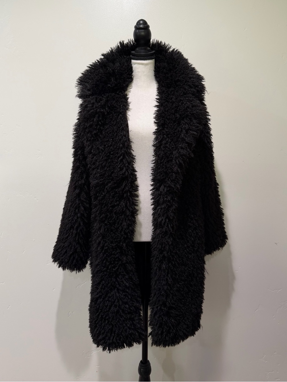 Vintage Inspired Faux Fur Teddy Coat